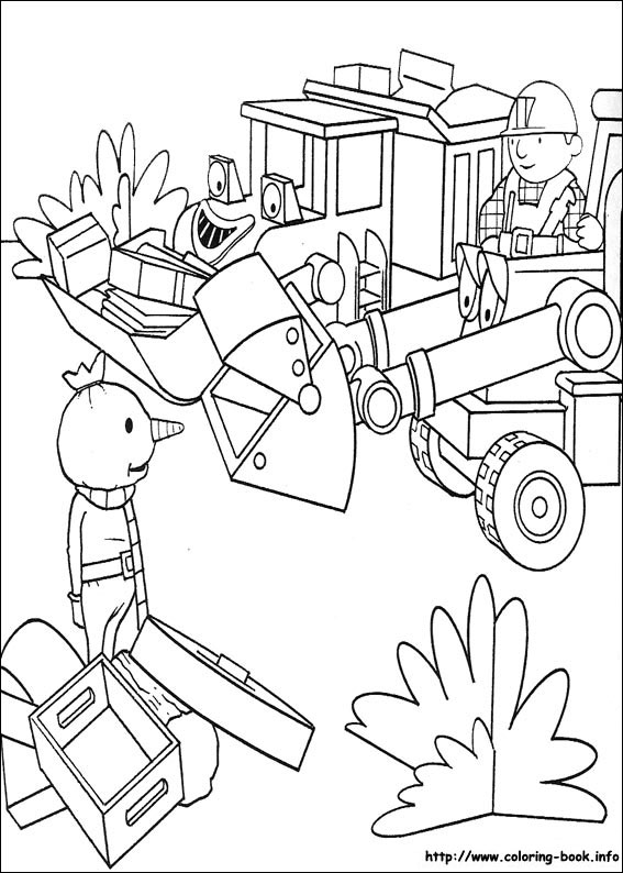 Bob the Builder coloring picture